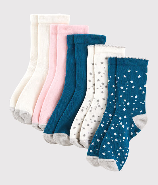 5er-Set Kindersocken für Mädchen variante 1