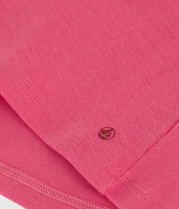 &Auml;rmellose Baby-Bluse aus Baumwolle rosa