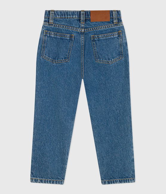 Kinder-Hose aus Denim blau BLEU MOYEN