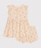 Baby-Kleid und -Bloomer aus leichtem Jerseystoff weiss AVALANCHE/ MULTICO