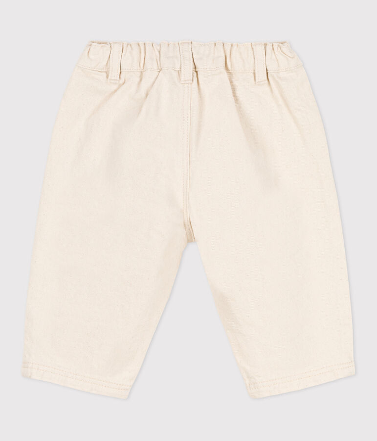 Baby-Hose aus Denim beige