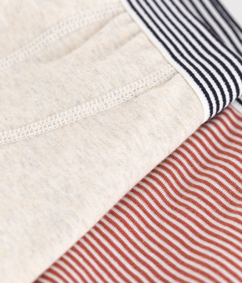 2er-Set Kinder-Boxershorts aus Baumwolle vielfarbig