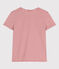 T-Shirt LE DROIT aus Baumwolle mit Rundhalsausschnitt rosa PAPI/beige AVALANCHE
