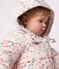 Baby-Winterjacke mit Apfelmuster MILK/ MULTICO