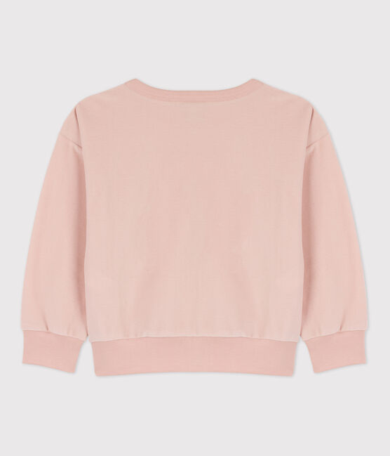 Kinder-Sweatshirt aus Baumwolle für Mädchen/Jungen rosa SALINE