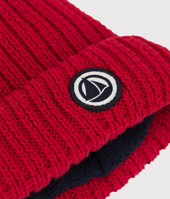 Baby-Mützchen mit Fleece-Fütterung STOP