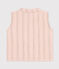 Baby-Weste aus gestepptem Doppeljersey rosa SALINE