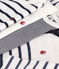 Set bestehend aus 1 Baby-Pyjama und 3 gestreiften Bodys variante 1