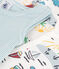 2er-Set Baby-Kurzoveralls aus Baumwolle mit Entdeckermotiv variante 1