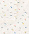 Baby-Bodyjama aus Baumwolle mit Blumen weiss MARSHMALLOW/weiss MULTICO