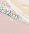 3er-Set Kinder-Slips High Waist aus Baumwolle mit Blumenmotiv variante 1