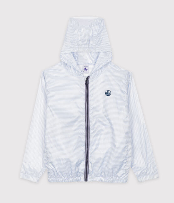 Winddichte Kinderjacke für Mädchen blau TOUDOU/weiss MARSHMALLOW CN