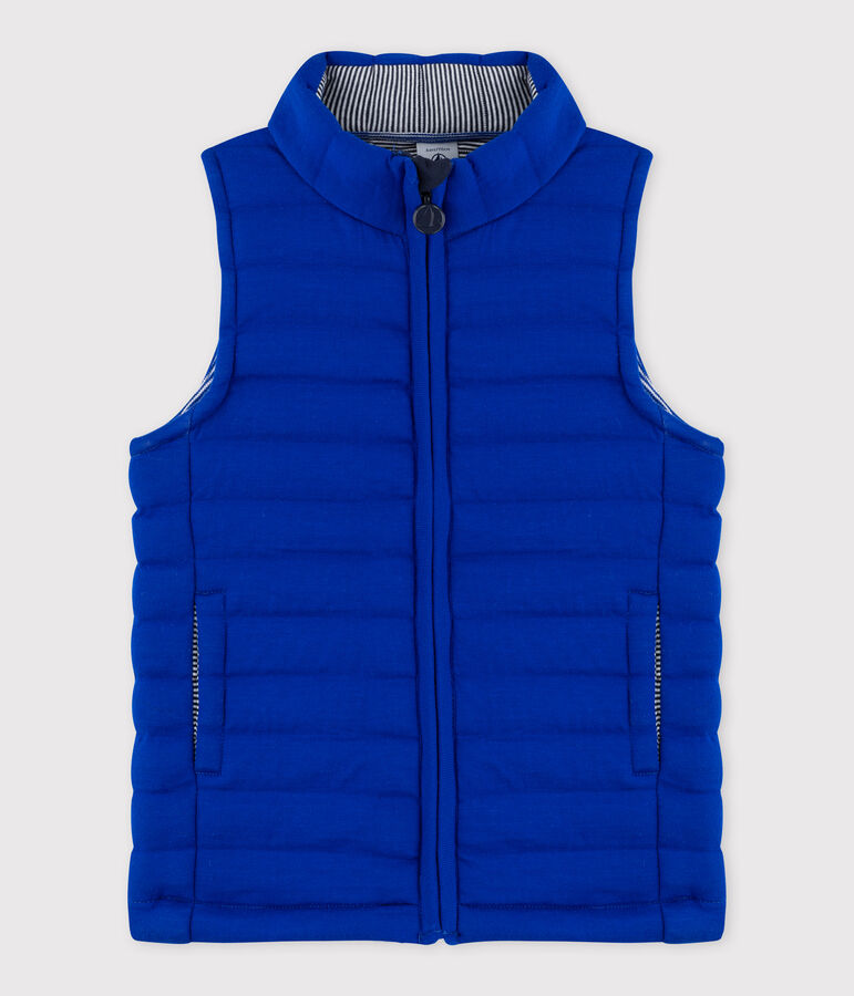 Kinder-Blouson aus gestepptem Doppeljersey M&auml;dchen - Jungen blau