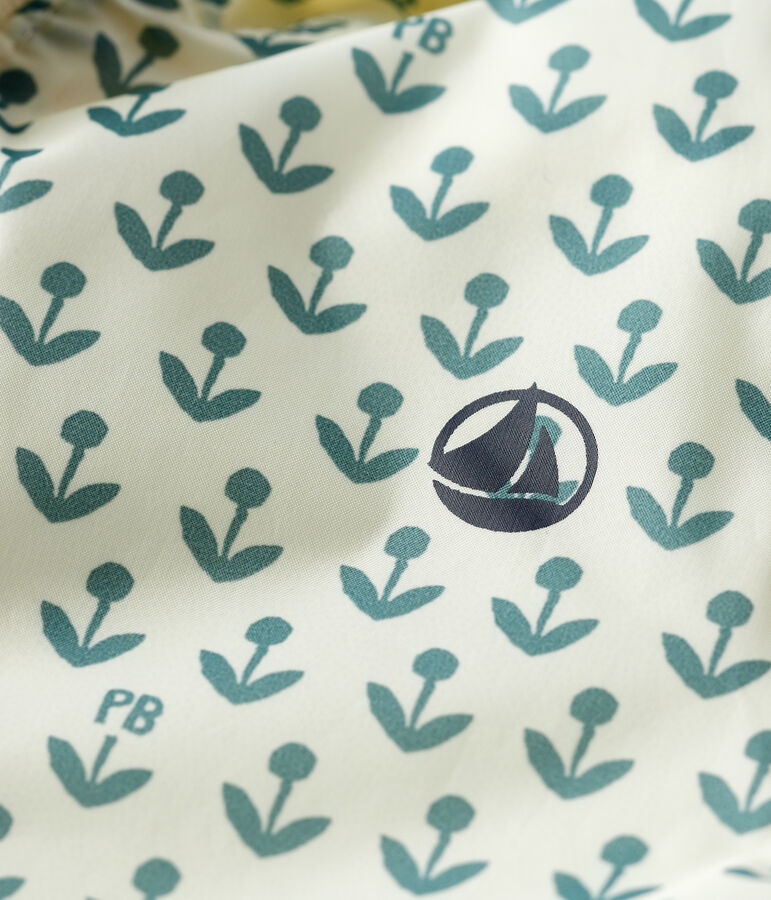 Baby-Windjacke aus recyceltem Polyester weiss AVALANCHE/ BRUT