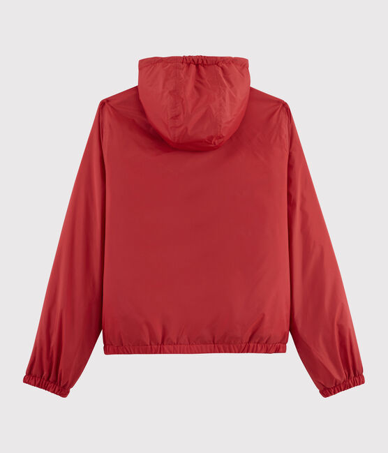 Warmer Windblocker aus recyceltem Material für Damen rot TERKUIT