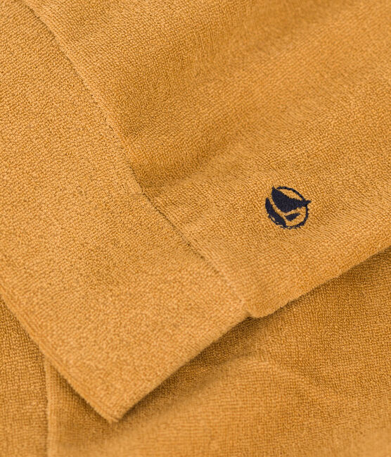Kinder-Sweatshirt aus Bouclé-Frottee für Jungen gelb ISTRE
