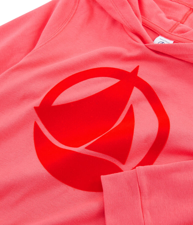 Kinder-Kapuzensweatshirt rosa