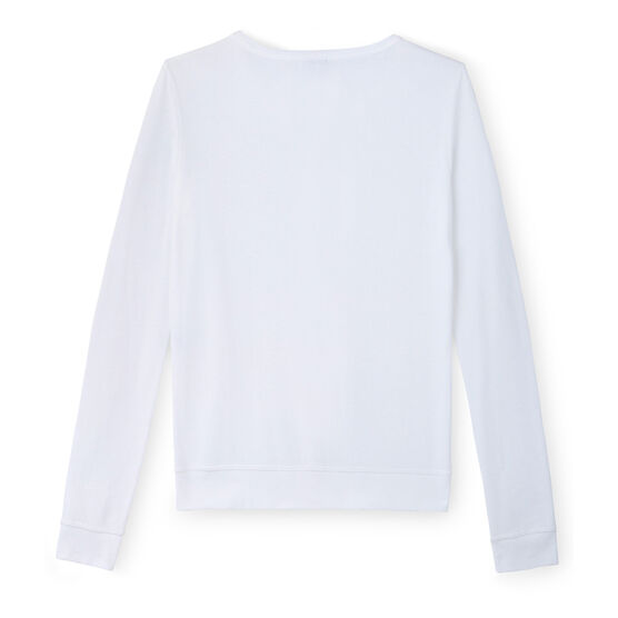 Damen-Cardigan weiss ECUME