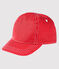 Baby-Schirmmütze Unisex rot PEPS/weiss MARSHMALLOW