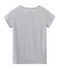 Damen-Top aus federleichtem, gedoppeltem Jersey grau POUSSIERE CHINE