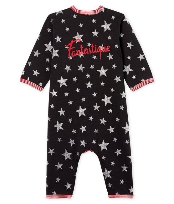 Baby-Strampler ohne Füße aus Rippstrick für Jungen grau CAPECOD/grau ARGENT