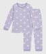 Kinder-Pyjama aus Nicki mit Herzmotiv