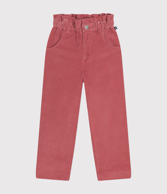 Kinder-Hose aus Fein-Cord für Mädchen rosa ROSEWOOD