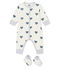 Baby MädchenEnsemble für die Nacht weiss MARSHMALLOW/blau ASTRO