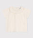 Kurzärmelige Babybluse aus Musselin-Stoff