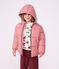 Einfarbige Kinder-Winterjacke rosa