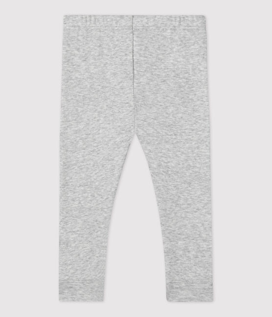 Baby-Leggings aus Bio-Baumwolle grau BELUGA CHINE