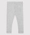 Baby-Leggings aus Bio-Baumwolle grau BELUGA CHINE
