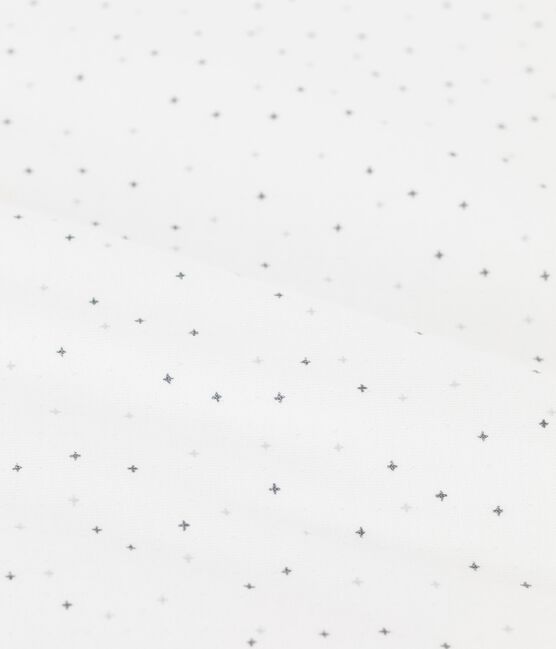 Babyschlafsack aus Doppeljersey weiss MARSHMALLOW/weiss MULTICO