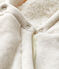Baby-Bären-Overall aus Velours beige MONTELIMAR CHINE