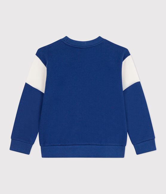 Kinder-Sweatshirt aus Baumwolle blau CREPUSCULE/ MILK