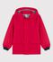 KLASSISCHE KINDER-REGENJACKE AUS RECYCELTEM MATERIAL rot TERKUIT