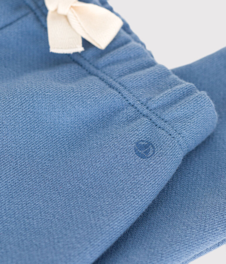 Baby-Hose aus Molton blau