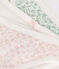 3er-Set Kinder-Slips aus Baumwolle mit Blumenmotiv variante 1