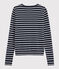 Cardigan für Damen blau SMOKING/weiss MARSHMALLOW