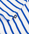 Damen-Tanktop L’Iconique aus gestreifter Baumwolle weiss MARSHMALLOW/blau PERSE