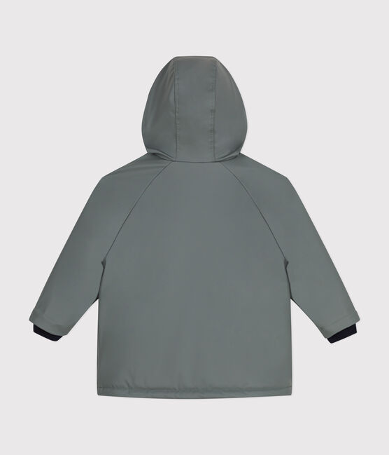 Warme Kinder-Regenjacke aus Sherpa für Mädchen und Jungen grün THUYA