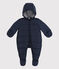 Baby-Schneeanzug aus recycelten Materialien blau SMOKING