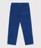 Gerade geschnittene Hose aus Feincord blau