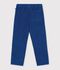 Gerade geschnittene Hose aus Feincord blau