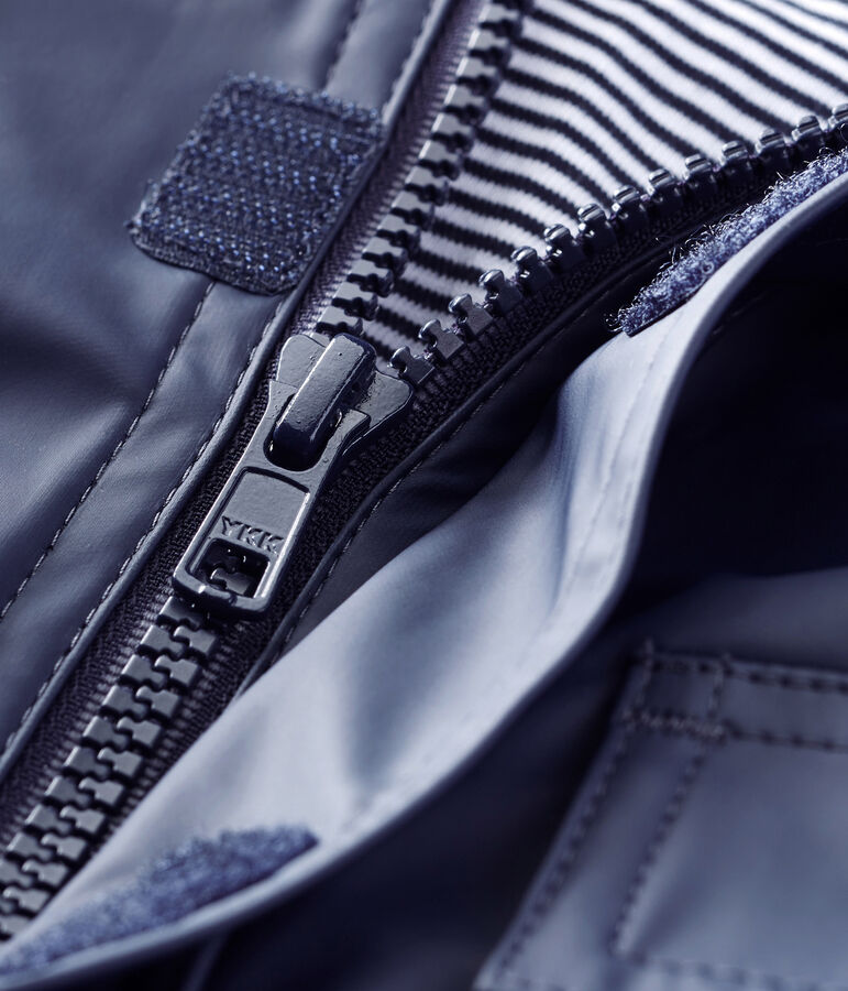 Ikonische Baby-Regenjacke Unisex blau