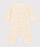 Langer Baby-Overall aus Molton weiss AVALANCHE/ MULTICO