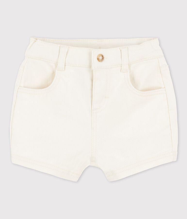 Baby-Shorts aus Denim naturfarben