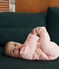 2-teiliges Baby-Set aus gestepptem Doppeljersey rosa SALINE