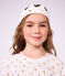Kinder-Nachthemd zum Verkleiden Prinzessin mit Diadem aus Baumwolle weiss/vielfarbig