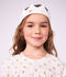 Kinder-Nachthemd zum Verkleiden Prinzessin mit Diadem aus Baumwolle weiss/vielfarbig